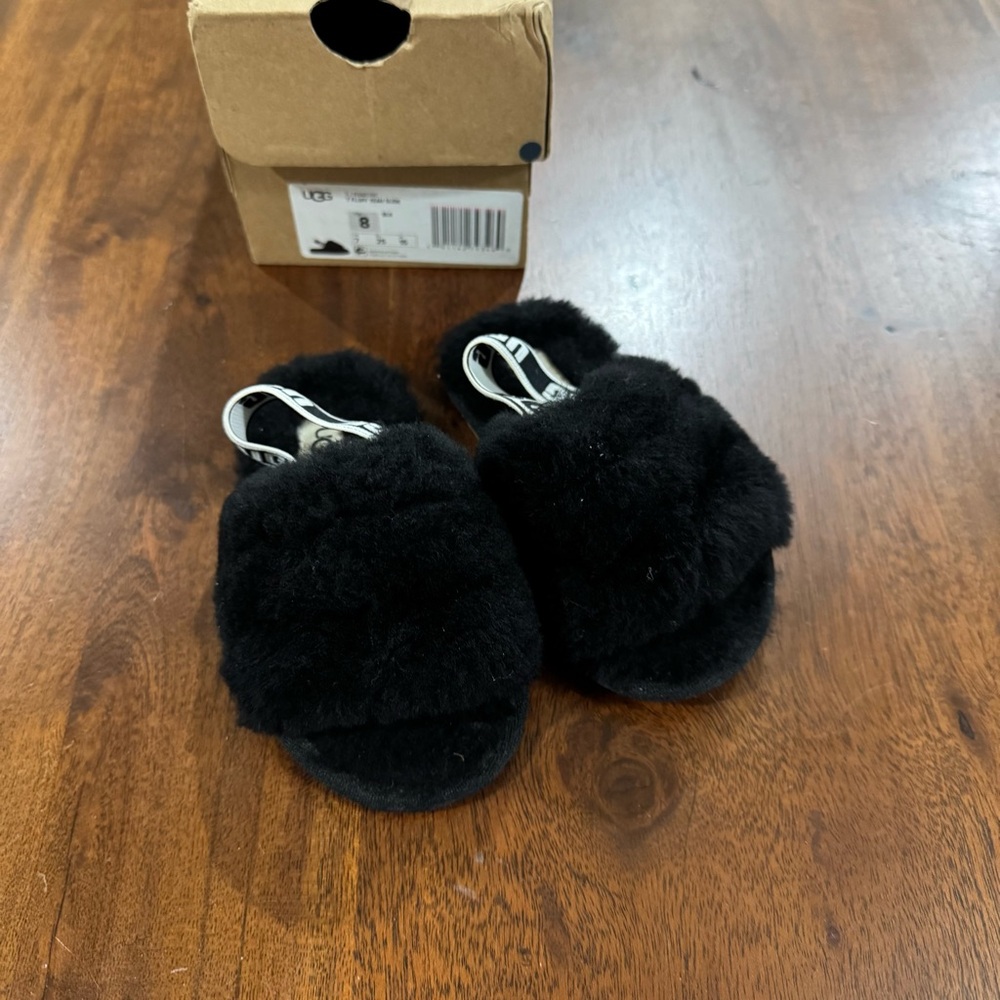 Ugg Fluffy Yeah Slides Sandals Size Kids‎ 8